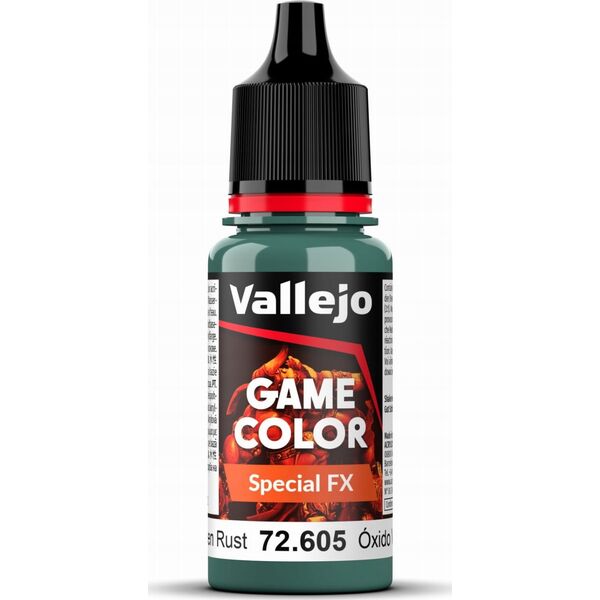Vallejo Vallejo: 72.605 - Game Color - Special FX - Green Rust (18 ml)