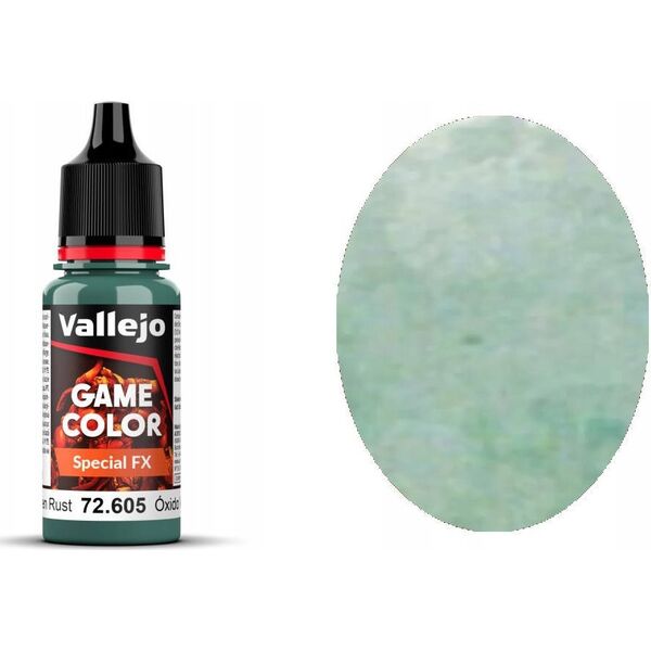 Vallejo Vallejo: 72.605 - Game Color - Special FX - Green Rust (18 ml)