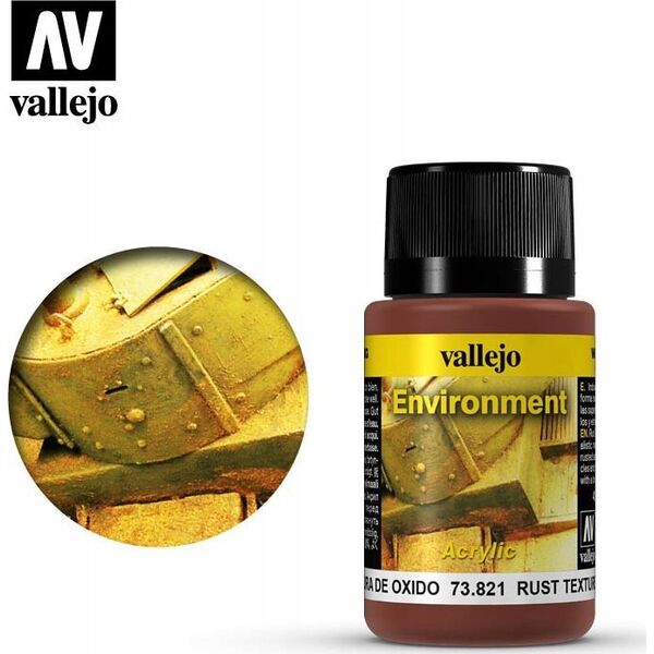 Vallejo Vallejo: 73.821 - Weathering FX - Environment - Rust Texture (40 ml)