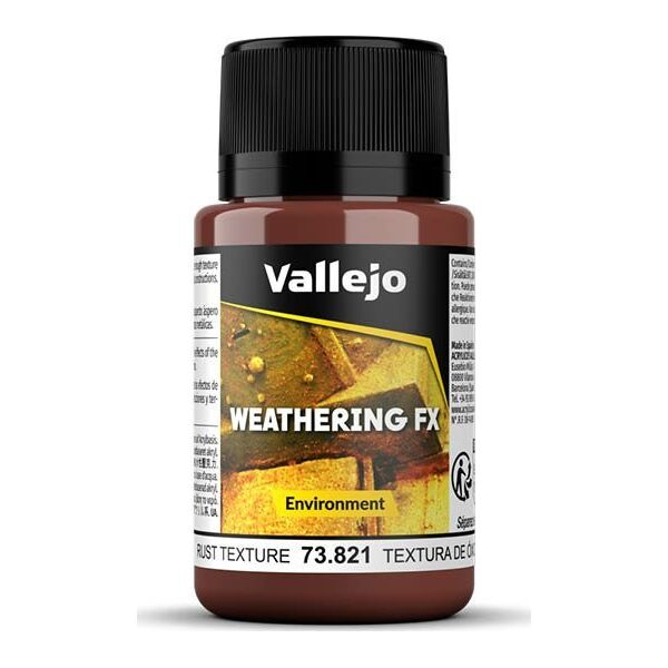 Vallejo Vallejo: 73.821 - Weathering FX - Environment - Rust Texture (40 ml)