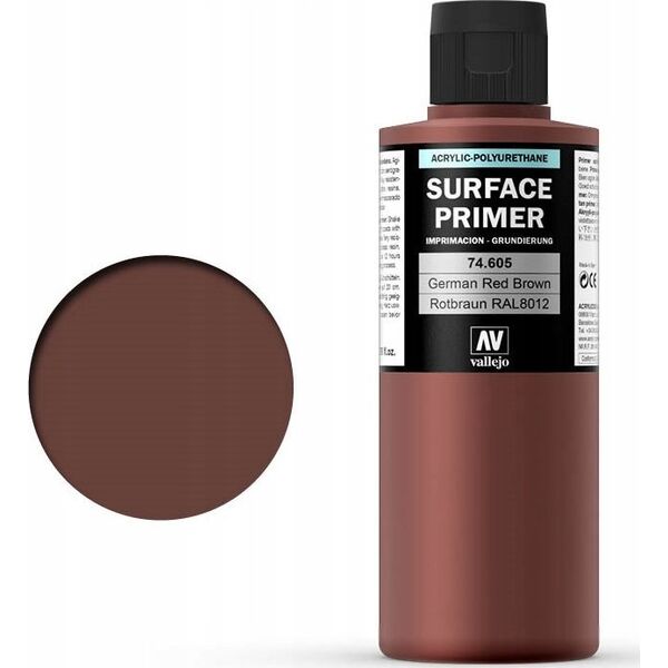 Vallejo Vallejo: 74.605 - Primers - German Red Brown (200 ml)