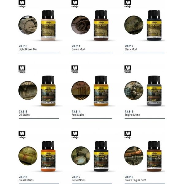 Vallejo Vallejo: 73.820 - Weathering FX - Environment - Snow (40 ml)