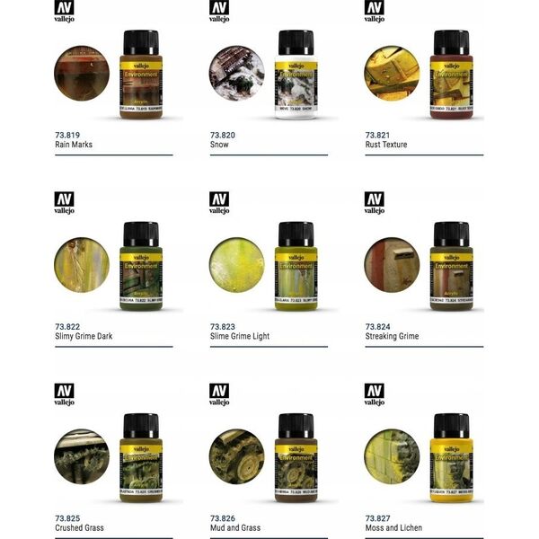 Vallejo Vallejo: 73.825 - Weathering FX - Environment - Crushed Grass (40 ml)