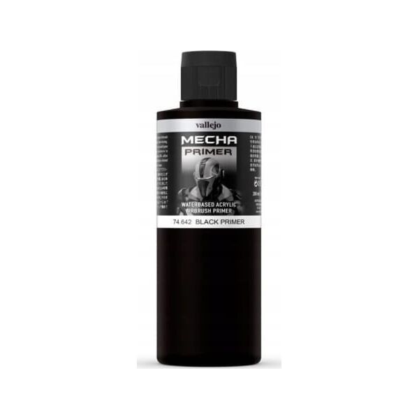 Vallejo Vallejo: Mecha Primer - Black 200 ml