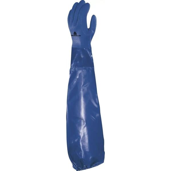 Delta Plus Pirštinės, PVC, su pamušalu, atsparios chemikalams,  62 cm 9, Delta Plus
