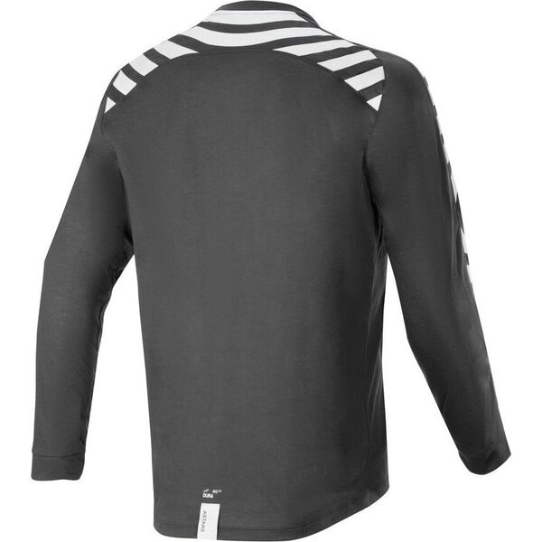 Alpinestars Koszulka długi rękaw ALPINESTARS A-DURA DRI OSCAR LS JERSEY, Black Reflective Rozmiar: XL