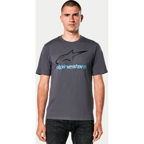 Alpinestars T-shirt ALPINESTARS ALWAYS 2.0 CSF TEE, Charcoal/White/Blue Rozmiar: L