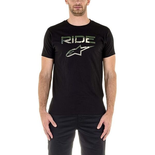 Alpinestars T-shirt ALPINESTARS RIDE 2.0 CAMO TEE, Black Rozmiar: S