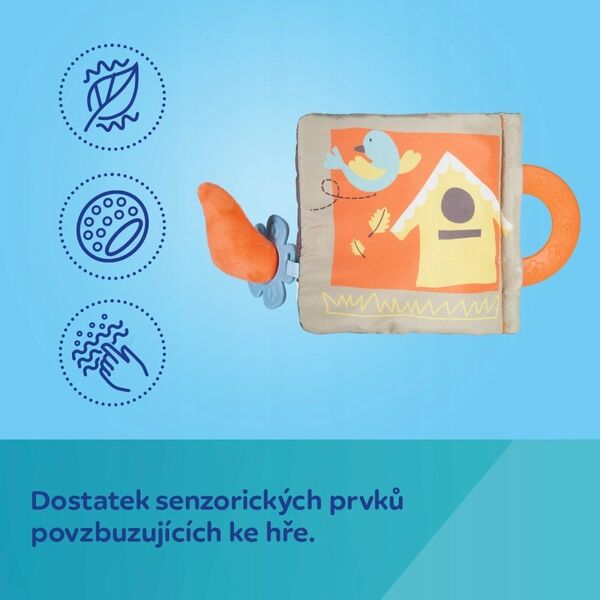 Canpol CANPOL BABIES edukacinė knyga-žaislas, FOX, 75/202