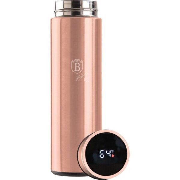 Berlinger Haus INTELIGENTNY TERMOS STALOWY 0.45L Z WSKAŹNIKIEM TEMPERATURY LED BERLINGER HAUS ROSE GOLD BH-7954