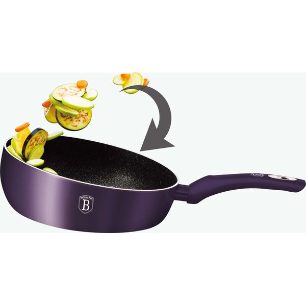 Patelnia Berlinger Haus PATELNIA GŁĘBOKA CHEF FLIP 26CM BERLINGER HAUS PURPLE ECLIPSE BH-7026
