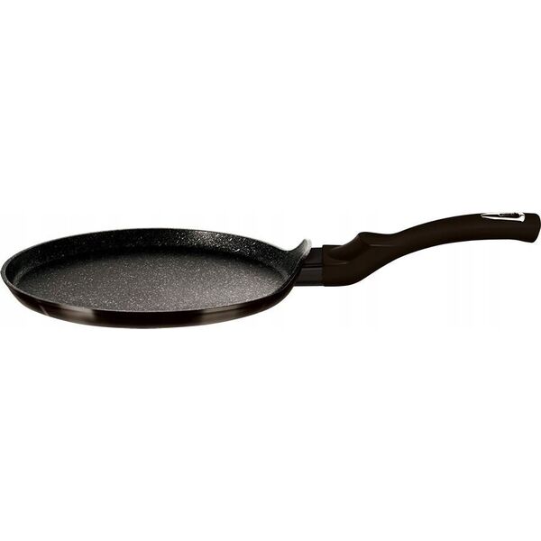 Patelnia Berlinger Haus PATELNIA NALEŚNIKOWA Z POWŁOKĄ GRANITOWĄ 28CM DO NALEŚNIKÓW BERLINGER HAUS SHINY BLACK BH-7132