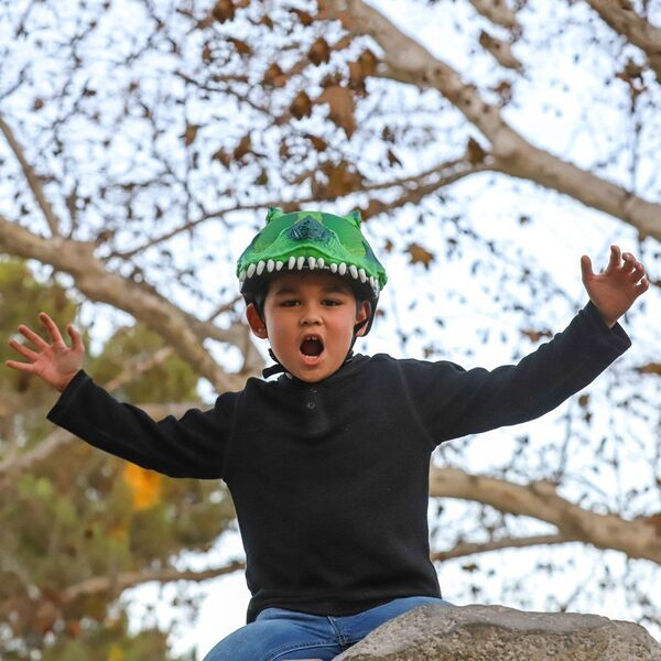C-PREME Kask dziecięcy juniorski C-PREME T-REX AWESOME green roz. S CHILD FS 5+ (50-54 cm) (NEW)