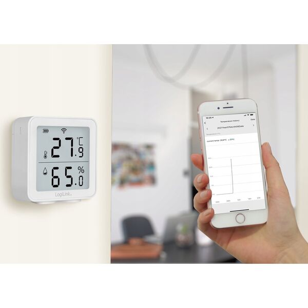 LogiLink Smart Home Logilink Wi-Fi Thermo-Hygrometer
