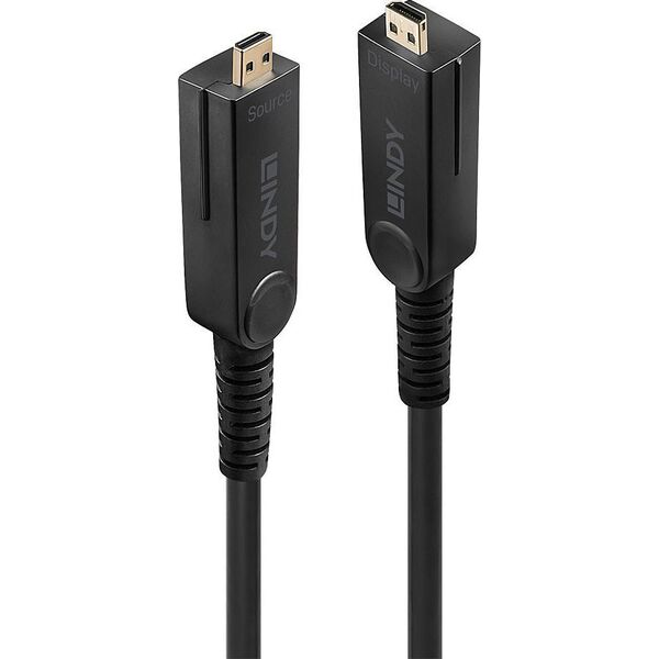 Kabel Lindy Cable Lindy Fibre Optic Hybrid Micro-HDMI 18G 40m