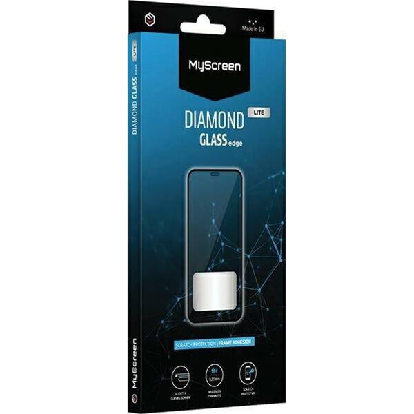 MyScreen Protector MyScreen Protector - Szkło hartowane na lekko zaokrąglone ekrany DIAMOND GLASS LITE edge FULL GLUE do Huawei Nova 12i 4G