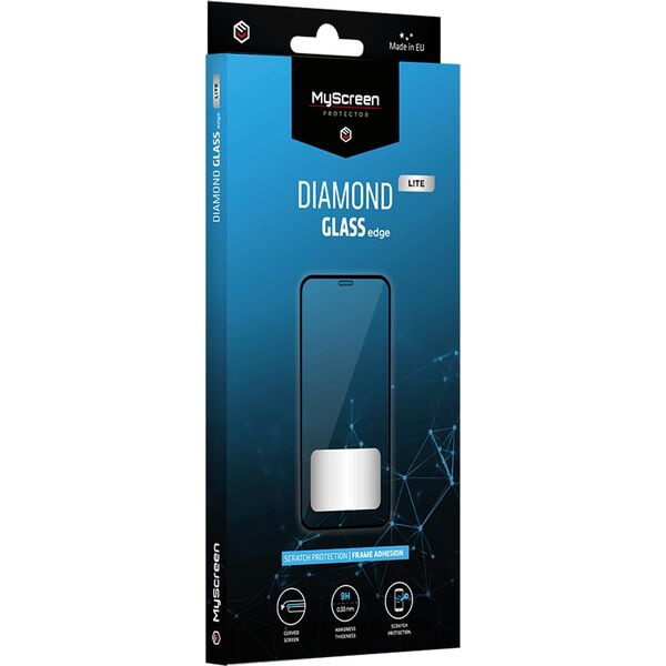 MyScreen Protector MyScreen Protector - Szkło hartowane na lekko zaokrąglone ekrany DIAMOND GLASS LITE edge FULL GLUE do Xiaomi Redmi A3/A3x