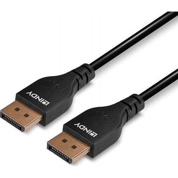 Kabel Lindy Cable Lindy Slim DisplayPort 1.4 Cable Lindy 2m