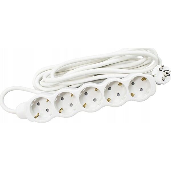 Bemko EXTENSION CORD 5 VIETU 5M WH B06-NB5GS5M