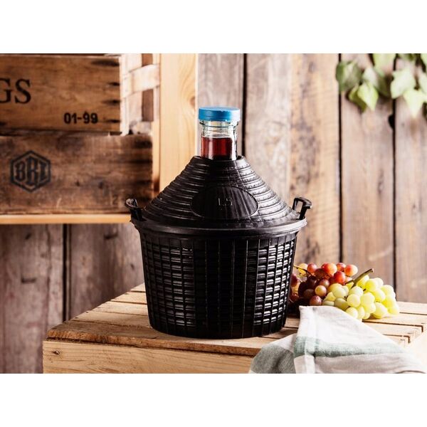 Sourcing DEMIJOHN FOR WINE IN PLASTIC BASKET 5 L
