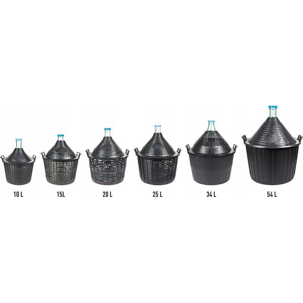 Sourcing DEMIJOHN FOR WINE IN PLASTIC BASKET 20 L