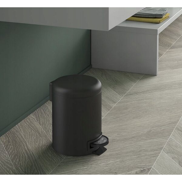 Kosz na pranie Sapho PEDAL BIN 5L POTTY BLACK