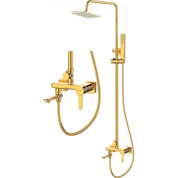 Zestaw prysznicowy Sourcing SHOWER COLUMN GLAMOUR WITH MIXER.  GOLD