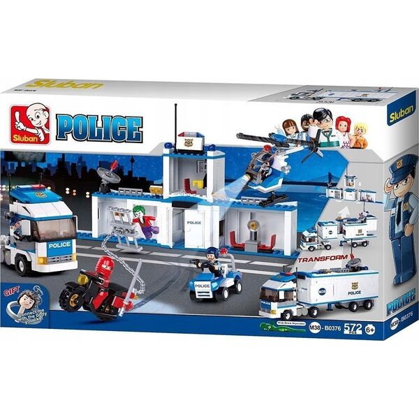 Sluban BLOCKS SLUBAN POLICE TRUCK 572 PCS