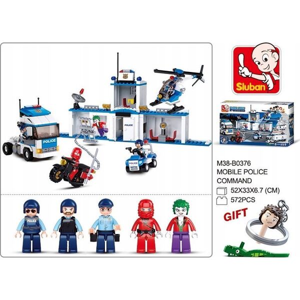 Sluban BLOCKS SLUBAN POLICE TRUCK 572 PCS