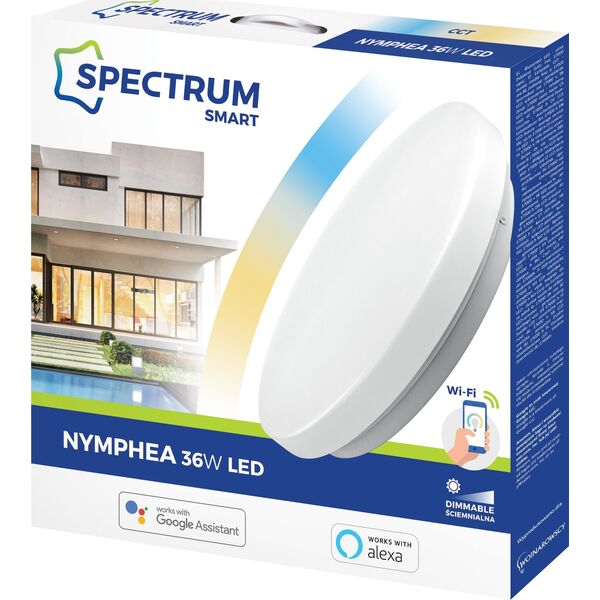 Lampa sufitowa Sourcing NYMPHEA 36W CCT+DIM WI-FI SPECTRUM SMART