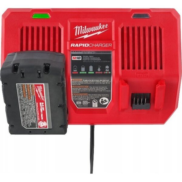Milwaukee Battery fast charger M18 DFC (station 2 battery)