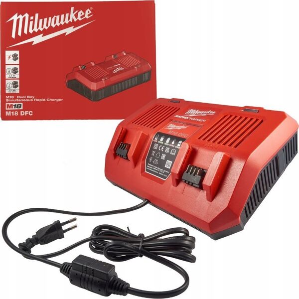 Milwaukee Battery fast charger M18 DFC (station 2 battery)