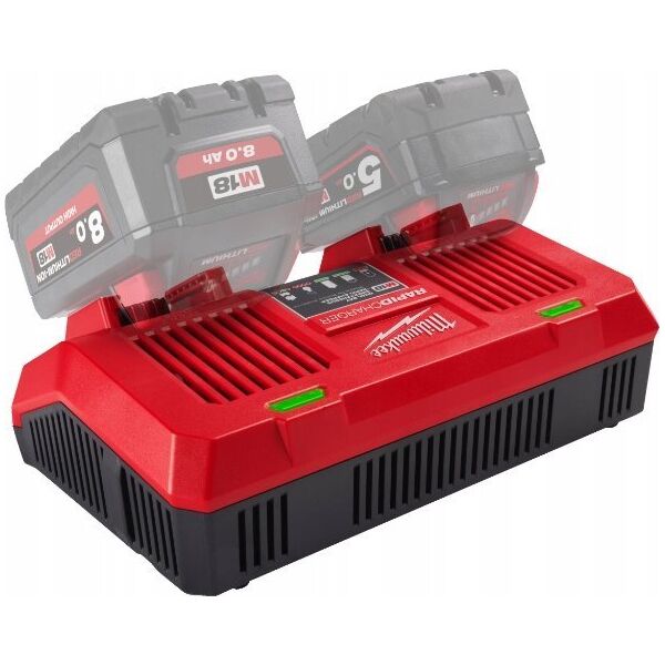 Milwaukee Battery fast charger M18 DFC (station 2 battery)