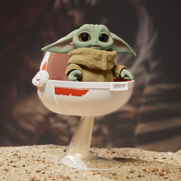 Star Wars STAR WARS Interactive Plush Wild Ridin' Grogu, 12 cm
