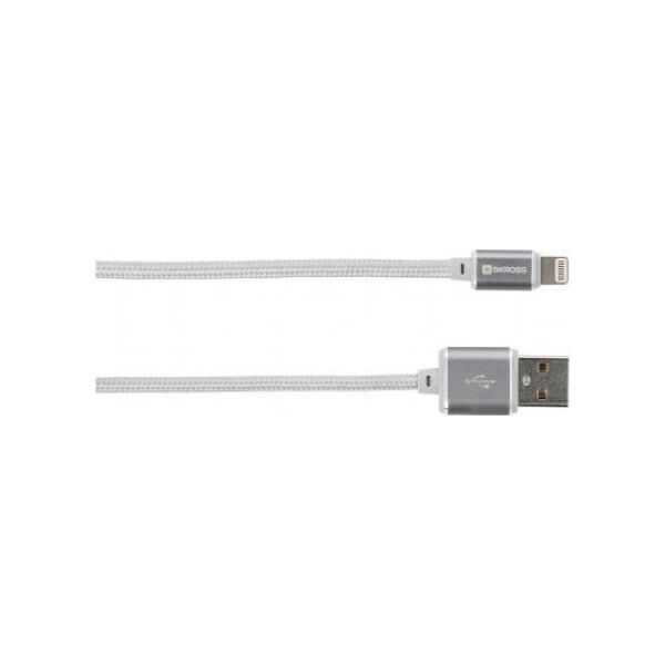 Kabel USB Triton Lightning - USB-A 1 m Srebrny (RB72674)