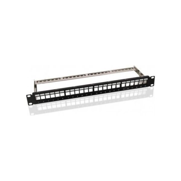 Goobay Panelu krosowego 19-calowego (48,3 cm) Keystone, 24 porty