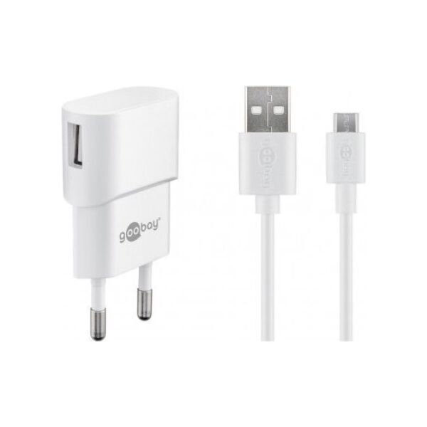 Ładowarka Goobay Zestaw do ładowania Micro USB 1 A
