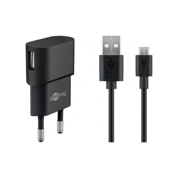 Ładowarka Goobay Zestaw do ładowania Micro USB 1 A