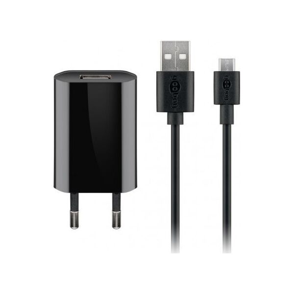 Ładowarka Goobay Zestaw do ładowania Micro USB 1 A