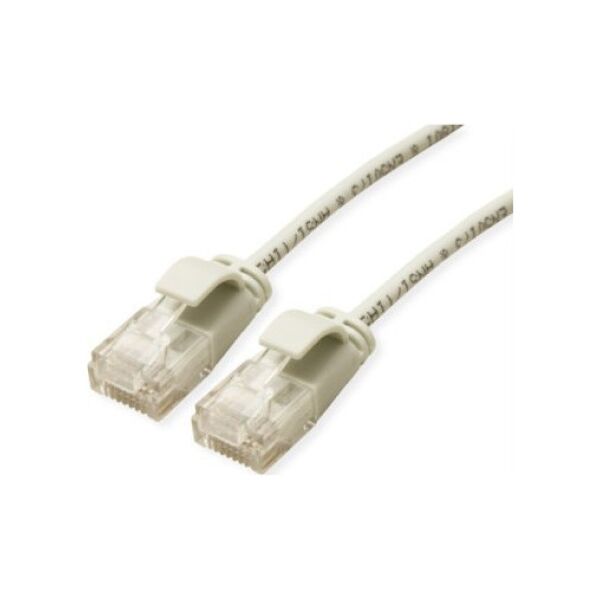 Roline ROLINE UTP Data Center Patchkabel Cat.6A (Class EA), LSOH, extra dun, grijs, 2 m
