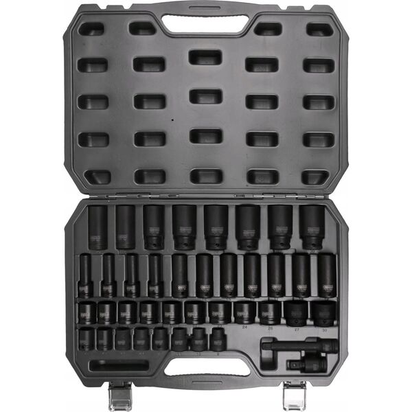 Sourcing Set of long and short impact heads KS TOOLS 1/2&quot|, 40 pcs.
