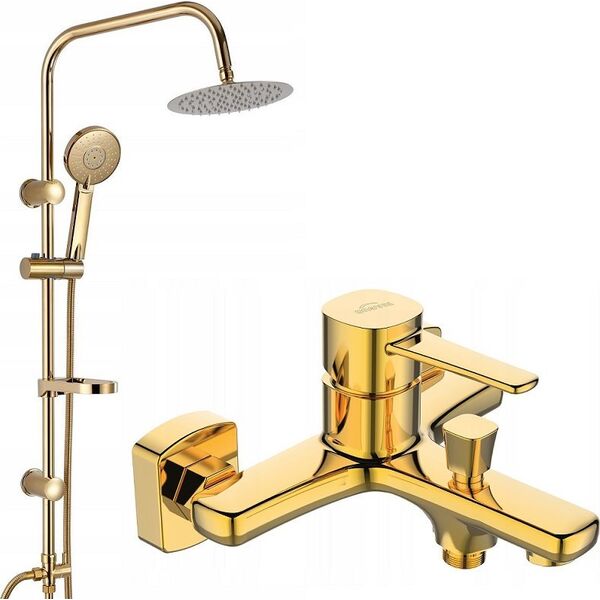 Bateria wannowa Sourcing BATH MIXER GLAMOUR INVENA TREND GOLD
