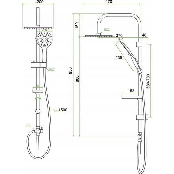 Bateria wannowa Sourcing BATH MIXER GLAMOUR INVENA TREND GOLD