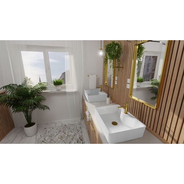 Bateria umywalkowa Sourcing WASHBASIN MIXER GLAMOUR INVEN TREND GOLD