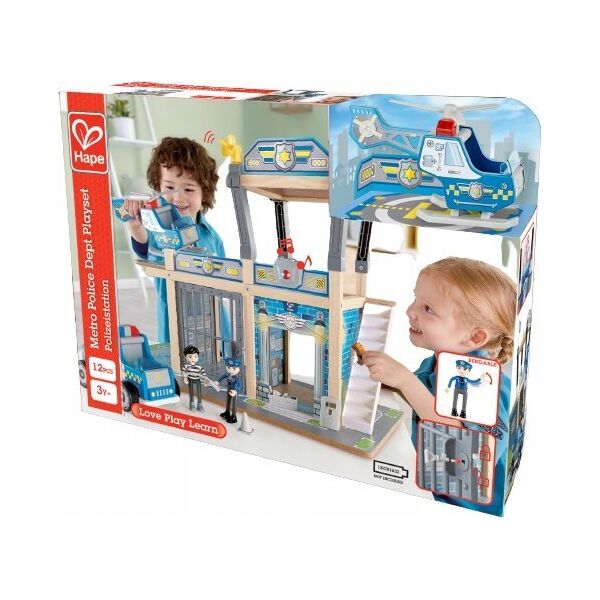 Hape HAPE Metro Police Dept Playset, E3050