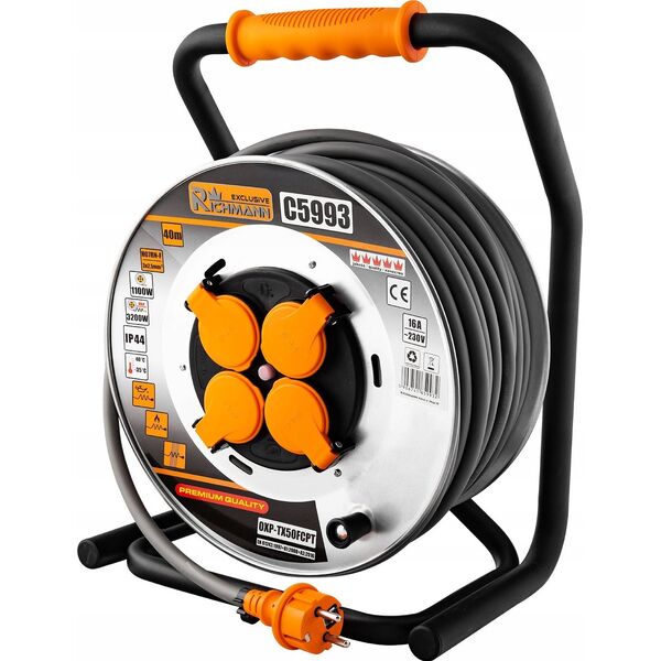 Corona Extension cord - coil "RICHMANN" 40 m 3 x 2.5