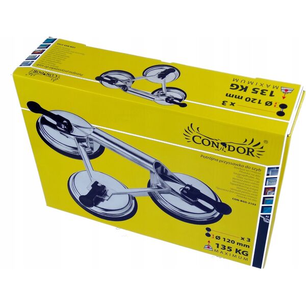 Sourcing Aluminum glass holder, triple