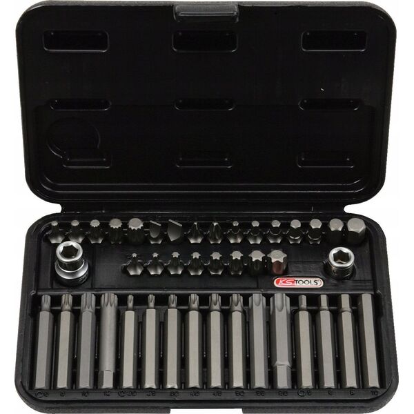 Sourcing 42-piece twisting bit set KS TOOLS TX/XZN/SK 10mm