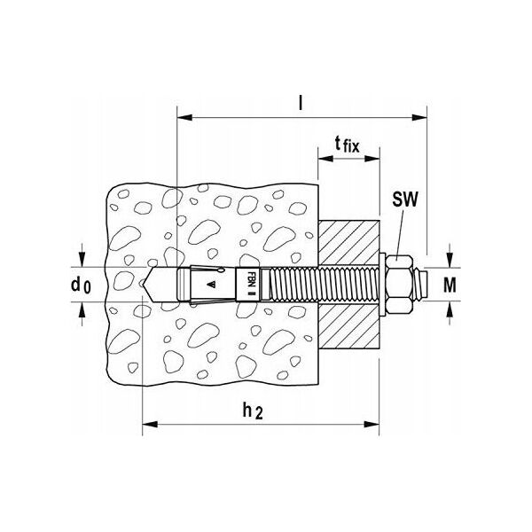 Sourcing Anchor bolt FBN II 16/80 16x200 mm
