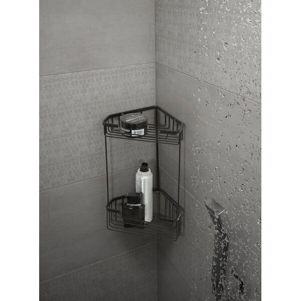 Koszyk prysznicowy Sourcing CORNER SHOWER BASKET MATT BALCK